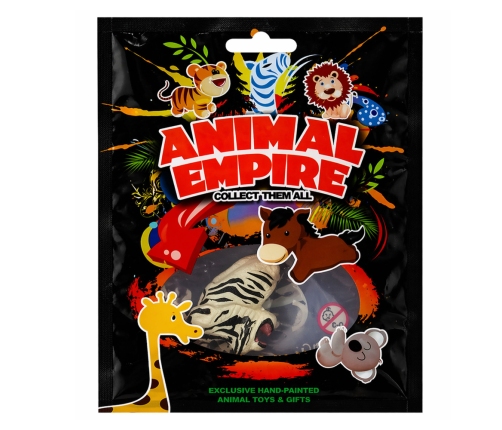 Hand Ring Educational Animals Tiger White