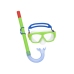 Diving Set Mask, Snorkel, Fins Green Bestway 25019