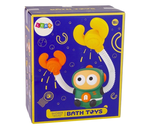 Bathing Water Toy Cosmonaut Teddy Bear Battery Shower