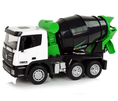 Concrete mixer Remote Controlled 1:18 Black Huina 2.4G Rotating Bucket