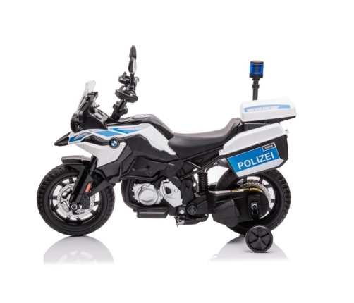 Bērnu elektriskais motocikls Police JT5002B White