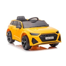 Elektriskā sporta automašīna bērniem Audi RS6 BRD-2118 Yellow
