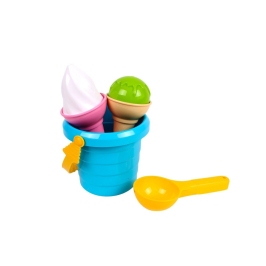 Ice Cream Sand Set Blue Bucket Spoon 5736 Ice Cream Sand Set Blue Bucket Spoon 5736