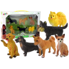 Set of 6 Figures  Purebred Dogs  Famous Dog of the World
