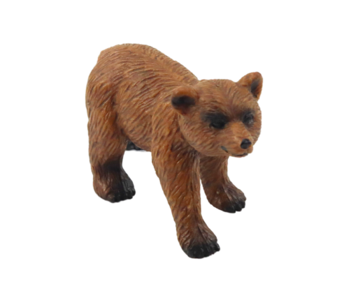 Set of 2 Figures Brown bear with cub  Forest Animals series