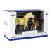Set of 2 Horse figures  Knabstrupper horse with foal and pen