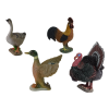 Large Farm Animals Figure Set Farmer with wheelbarrow and farmyard 11 Pcs Large Farm Animals Figure Set Farmer with wheelbarrow and farmyard 11 Pcs
