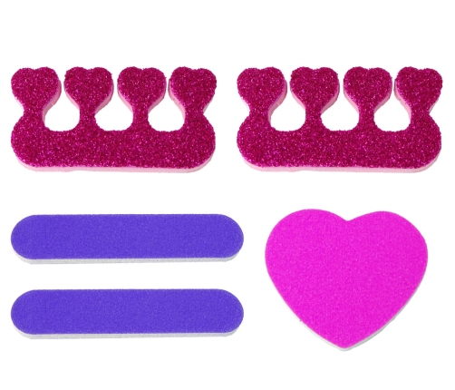 Large Nail Painting Set Nail Lacquers Stickers Separators