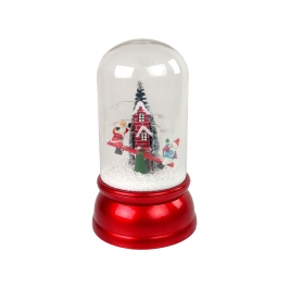 Christmas Dome Decoration Snow Santa Claus Red Christmas Dome Decoration Snow Santa Claus Red