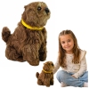Interactive Plush Dog Soft fur Stroke its head and learn its functions