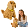 Interactive Plush Dog Soft fur Cocker Spaniel breed  Stroke its head and learn its functions
