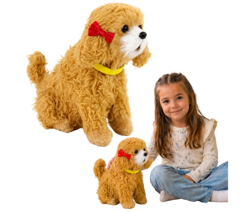 Interactive Plush Dog Soft fur Breed Poodle