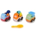 Set of 3 Construction Cars for Disassembly  + Screwdriver  Concrete mixer Crane Tipper