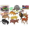 Large Figure Set Wild Animals Safari  + Accessories  34 Elements