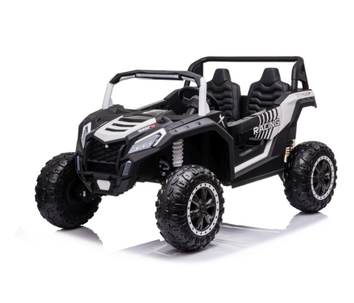 Divvietīgs bērnu elektromobilis Bagijs A032 EVA White