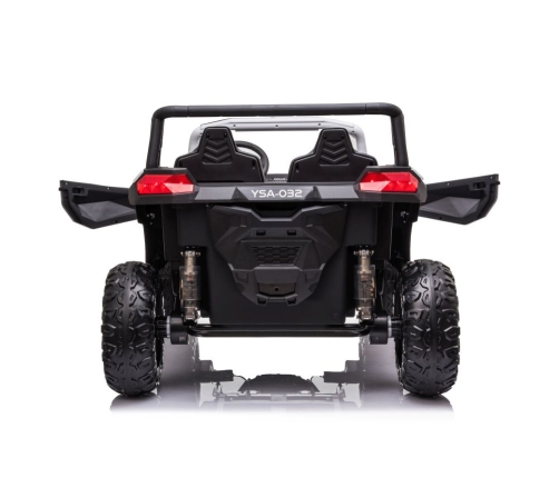 Divvietīgs bērnu elektromobilis Bagijs A032 EVA White