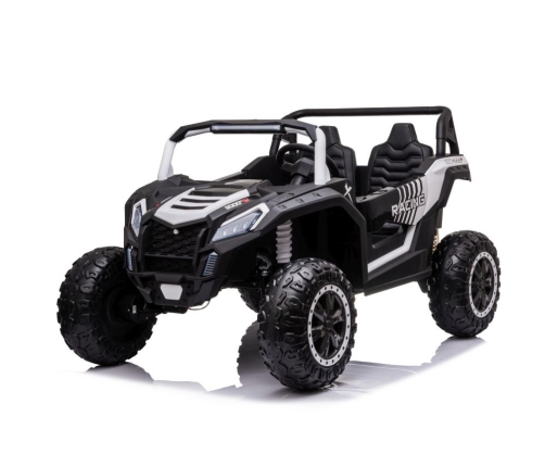 Divvietīgs bērnu elektromobilis Bagijs A032 EVA White