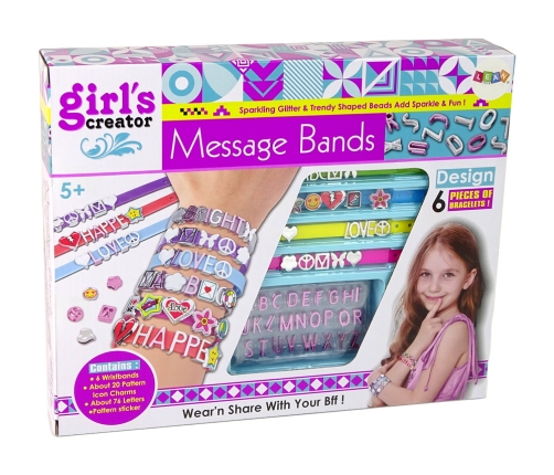 DIY Jewellery Bracelet Pendant Kit Letters