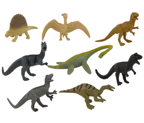 Set of 12 Dinosaur Figurines