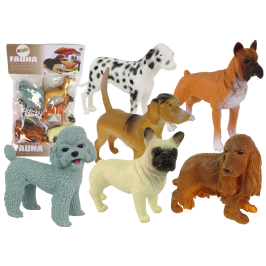 Set of 6 Dog Figurines Dog Breed Figures Set of 6 Dog Figurines Dog Breed Figures