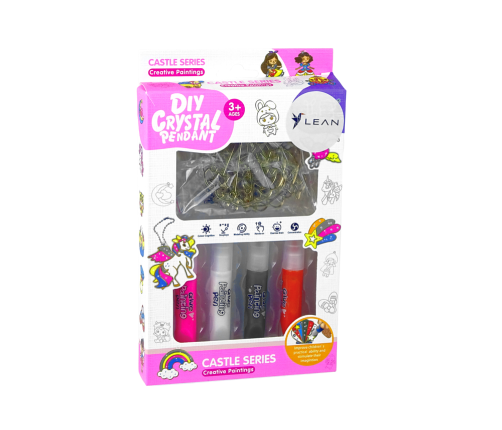 Stained Glass Painting Pendants Solidifying Paint 6 pcs.