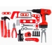 Handyman Set Screwdriver Battery Hammer Saw