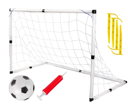 Big Football Goal for Kids + Football with pump Football Game