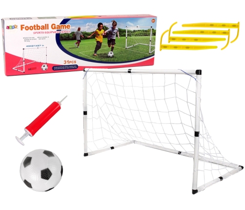 Big Football Goal for Kids + Football with pump Football Game