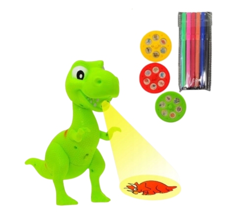 Kids Childrens Toy Overhead Projector Dinosaur 18P