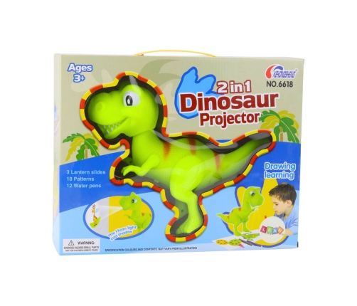 Kids Childrens Toy Overhead Projector Dinosaur 18P