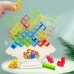 Tetris Tower Balancing Skill Game 48 Blocks 22 Color Cards