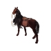 Brown Horse Figurine Combing Accessories