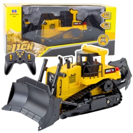 Huina Remote Controlled RC Bulldozer Construction Vehicle Yellow 1:16 Huina Remote Controlled RC Bulldozer Construction Vehicle Yellow 1:16