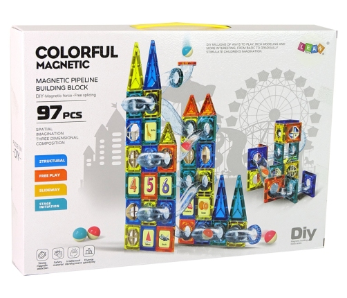 Magnetic Castle 97 el. Plastic