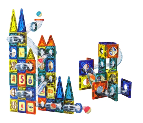 Magnetic Castle 97 el. Plastic