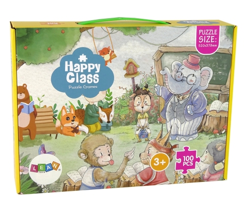 Puzzle School for Animals 100 pieces