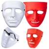 Mask Anonymous Carnival Halloween On Elastic White Red Mask Anonymous Carnival Halloween On Elastic White Red