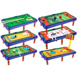 6in1 Table with Replaceable Game Boards Accessories Football Basketball Snooker 6in1 Table with Replaceable Game Boards Accessories Football Basketball Snooker