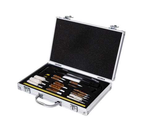 Набор для чистки оружия с 28 элементами в кейсе