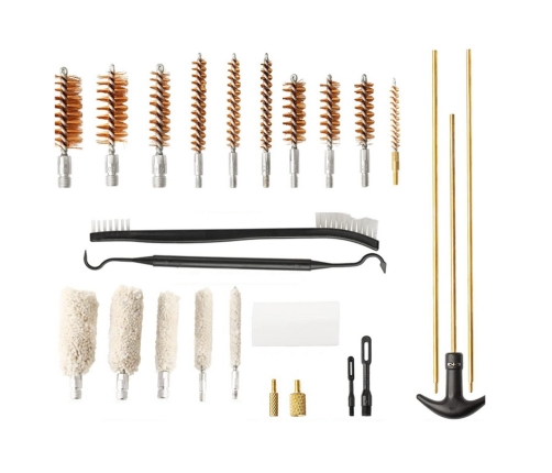 Набор для чистки оружия с 28 элементами в кейсе