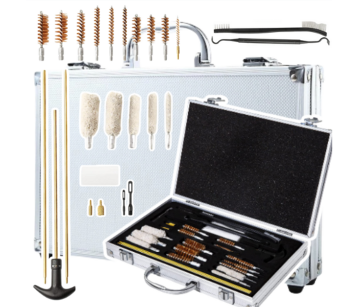 Набор для чистки оружия с 28 элементами в кейсе