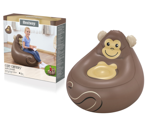 Inflatable Armchair Monkey 72 x 72 x 64 cm Bestway 75116