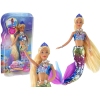 Mermaid Doll Blue Long Blonde Hair Mermaid Tail Sequins Mermaid Doll Blue Long Blonde Hair Mermaid Tail Sequins