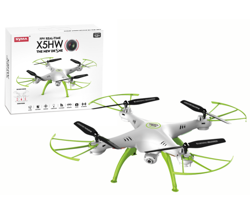 RC Drone X5HW White and Green