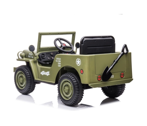 Battery Car JH-103 Olive Green 4x4