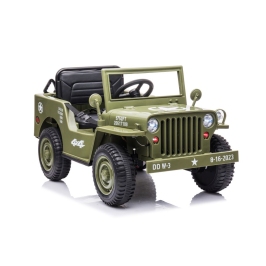Battery Car JH-103 Olive Green 4x4