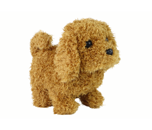 Walking Dog Interactive Toy Barking Brown Puppy