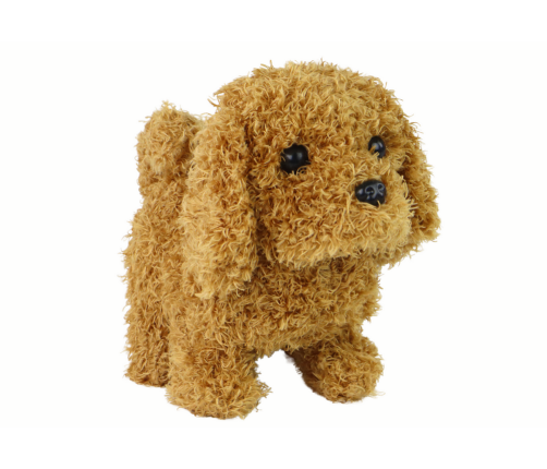 Walking Dog Interactive Toy Barking Brown Puppy