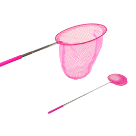 Butterfly Net Insect Folding Telescopic 85 cm Pink