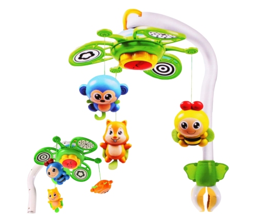 Bed Bell Wind Up Music Mobile Music Box Nursery Crib Decoration